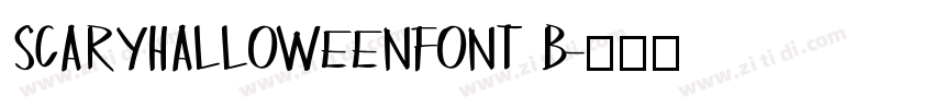 ScaryHalloweenFont B字体转换